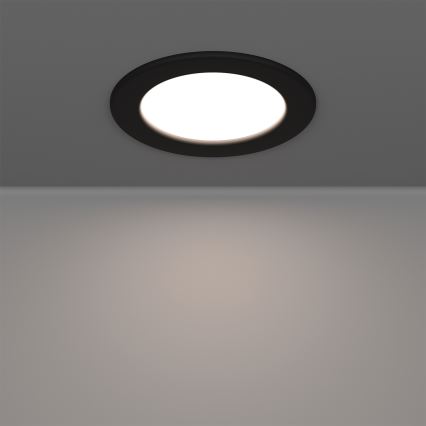 Eglo - LED RGBW Stmívatelné koupelnové podhledové svítidlo LED/5W/230V 2700-6500K pr. 12 cm IP44 černá