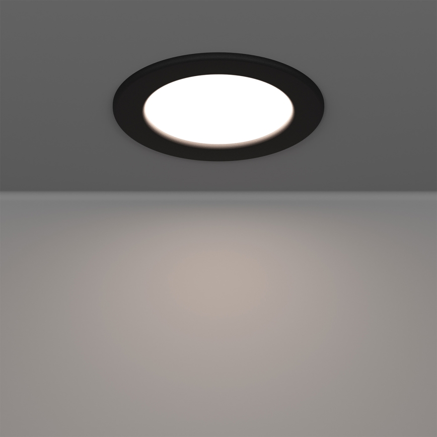 Eglo - LED RGBW Stmívatelné koupelnové podhledové svítidlo LED/5W/230V 2700-6500K pr. 12 cm IP44 černá