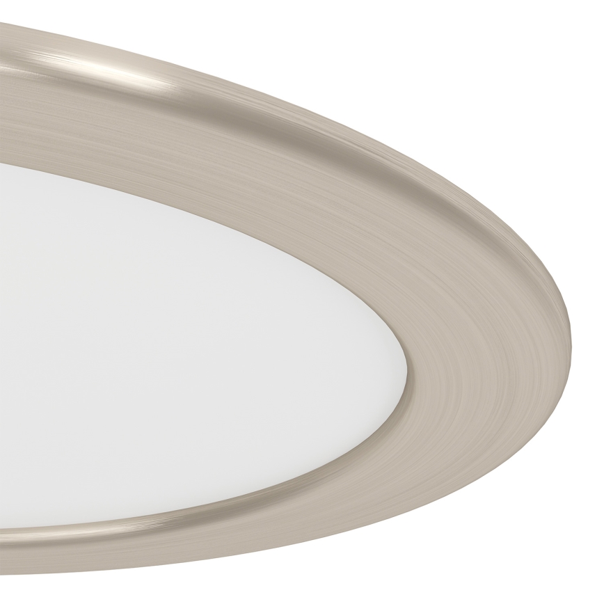 Eglo - LED RGBW Stmívatelné koupelnové podhledové svítidlo LED/9,5W/230V 2700-6500K pr. 16,8 cm IP44 matný chrom