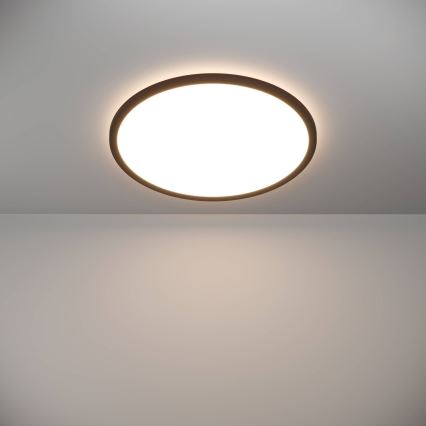Eglo - LED Koupelnové stropní svítidlo LED/16,8W/230V 2700/4000/6500K pr. 50 cm IP44 černá