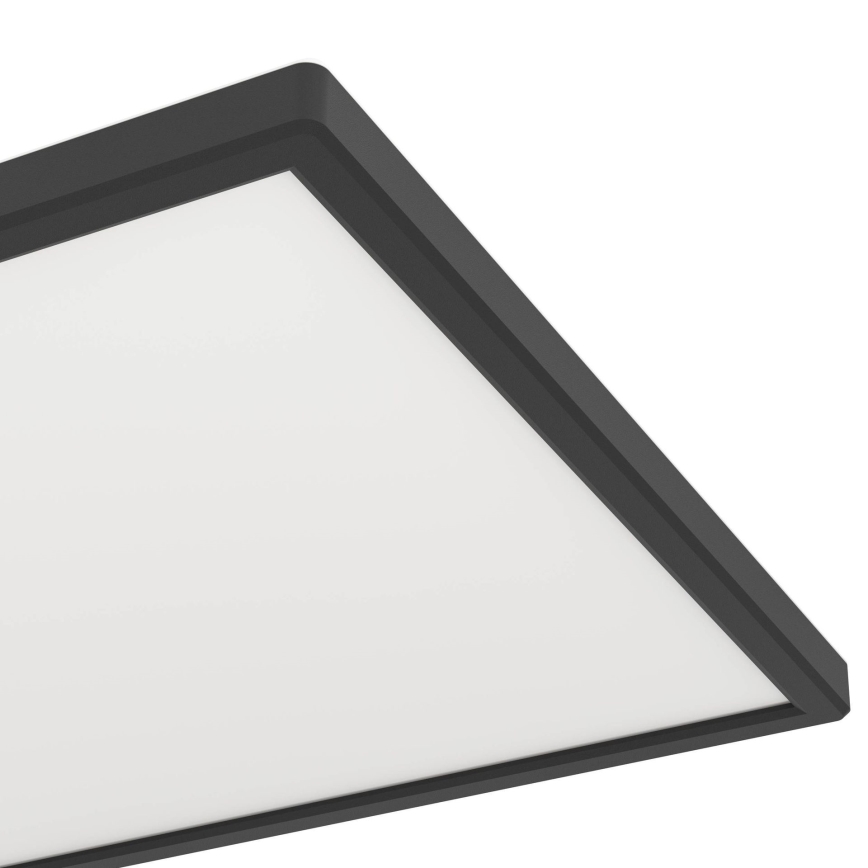 Eglo - LED Koupelnové stropní svítidlo LED/17,2W/230V 2700/4000/6500K 30x57 cm IP44 černá
