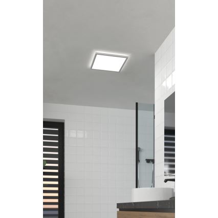Eglo - LED Koupelnové stropní svítidlo LED/17,6W/230V 2700K/4000K/6500K 39x39 cm IP44 bílá