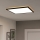 Eglo 901457 - LED Stmívatelné koupelnové stropní svítidlo LED/17W/230V 2700-6500K 50x50 cm IP44 černá + dálkové ovládání
