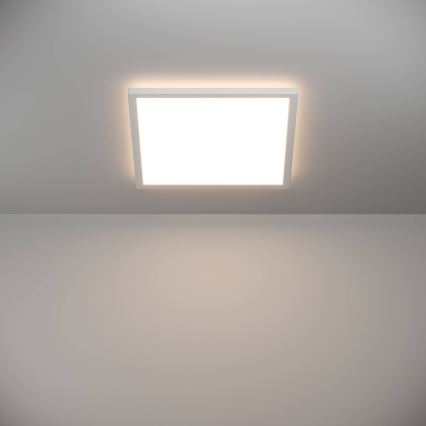 Eglo - LED Stmívatelné koupelnové stropní svítidlo LED/17,6W/230V 2700-6500K 39x39 cm IP44 bílá + dálkové ovládání