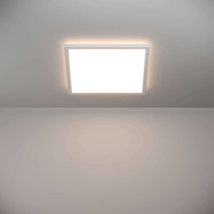 Eglo - LED Stmívatelné koupelnové stropní svítidlo LED/17,6W/230V 2700-6500K 39x39 cm IP44 bílá + dálkové ovládání