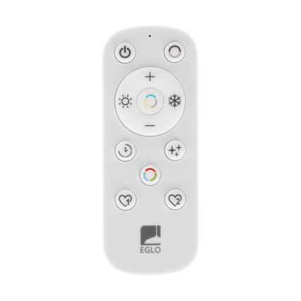 Eglo - LED Stmívatelné koupelnové stropní svítidlo LED/17W/230V 2700-6500K 50x50 cm IP44 bílá + dálkové ovládání