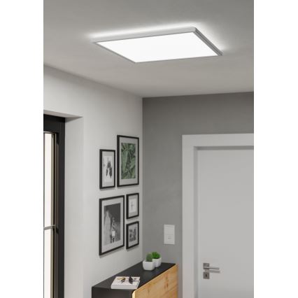 Eglo - LED Stmívatelné koupelnové stropní svítidlo LED/17W/230V 2700-6500K 50x50 cm IP44 bílá + dálkové ovládání
