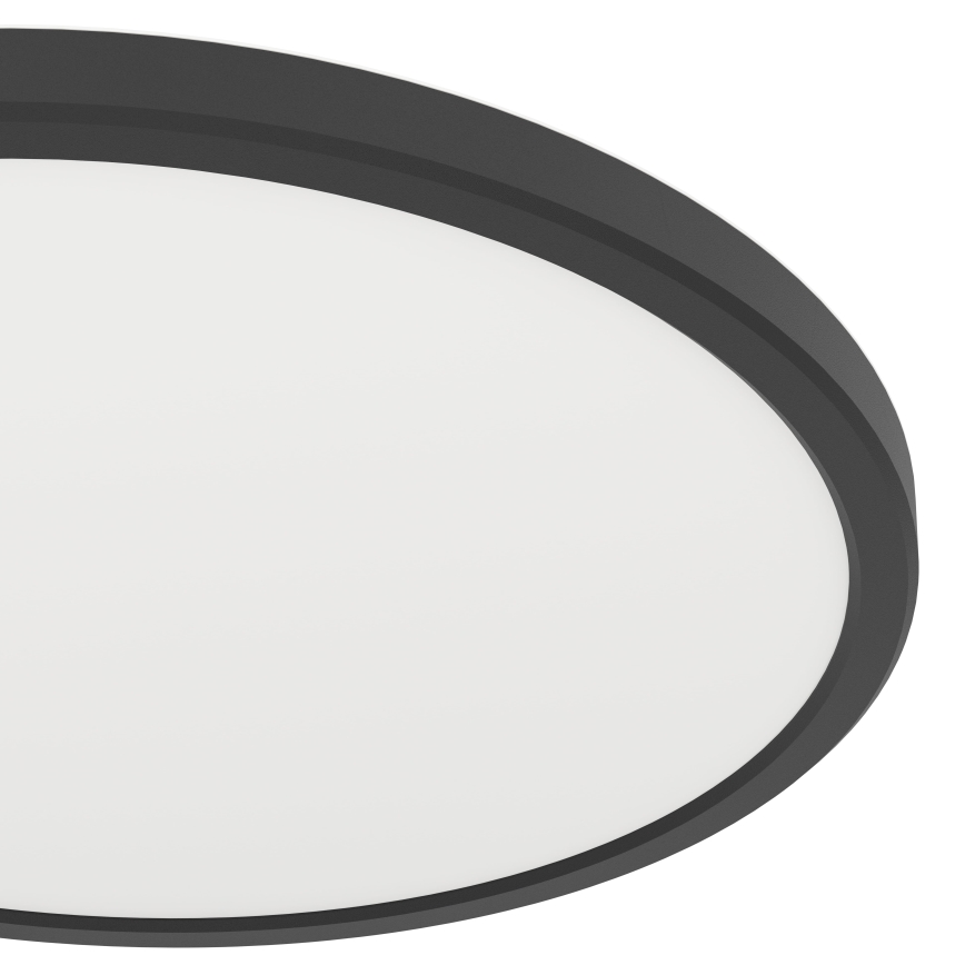 Eglo - LED RGBW Stmívatelné koupelnové stropní svítidlo LED/13,9W/230V 2700-6500K pr. 30 cm IP44 černá ZigBee