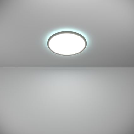 Eglo - LED RGBW Stmívatelné koupelnové stropní svítidlo LED/13,9W/230V 2700-6500K pr. 30 cm IP44 černá ZigBee