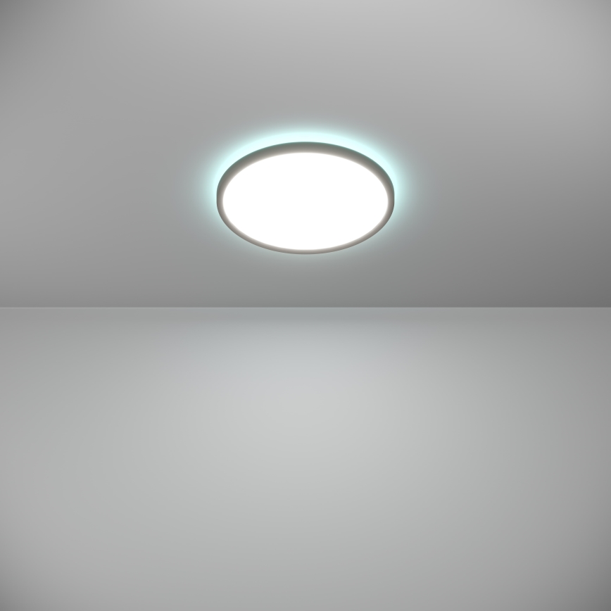 Eglo - LED RGBW Stmívatelné koupelnové stropní svítidlo LED/13,9W/230V 2700-6500K pr. 30 cm IP44 černá ZigBee