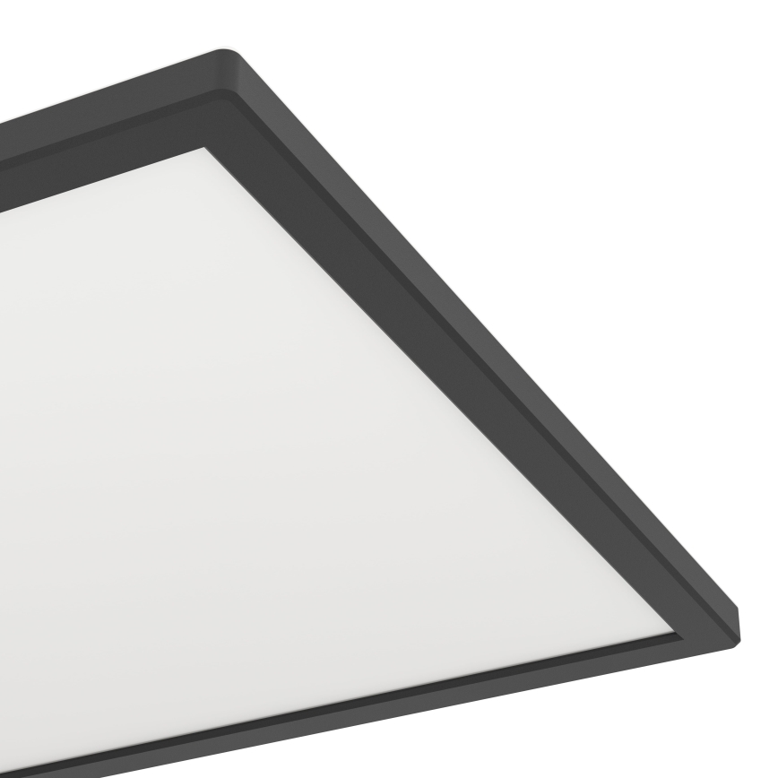 Eglo - LED RGBW Stmívatelné koupelnové stropní svítidlo LED/17,6W/230V 2700-6500K 39x39 cm IP44 černá ZigBee