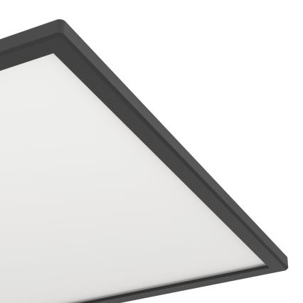 Eglo - LED RGBW Stmívatelné koupelnové stropní svítidlo LED/17W/230V 2700-6500K 50x50cm IP44 černá ZigBee