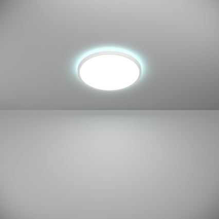Eglo - LED RGBW Stmívatelné koupelnové stropní svítidlo LED/13,9W/230V 2700-6500K pr. 30 cm IP44 bílá ZigBee