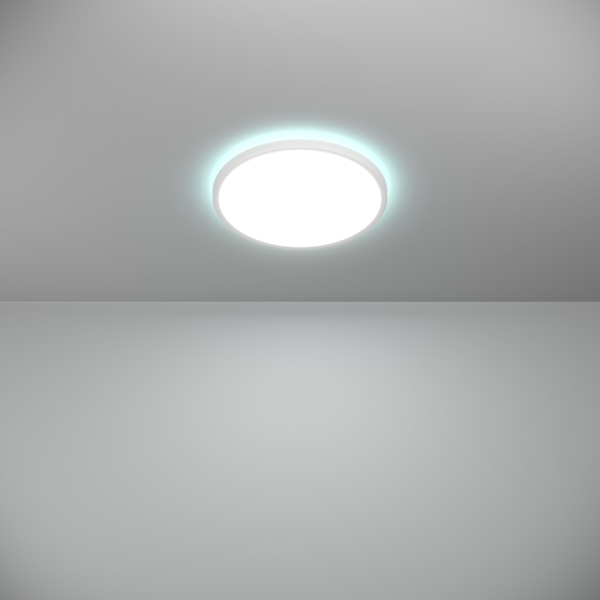 Eglo - LED RGBW Stmívatelné koupelnové stropní svítidlo LED/13,9W/230V 2700-6500K pr. 30 cm IP44 bílá ZigBee