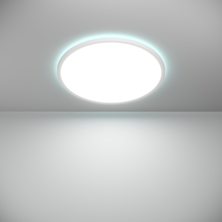Eglo - LED RGBW Stmívatelné koupelnové stropní svítidlo LED/16,8W/230V 2700-6500K pr. 50 cm IP44 bílá ZigBee