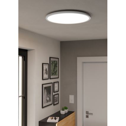 Eglo - LED RGBW Stmívatelné koupelnové stropní svítidlo LED/16,8W/230V 2700-6500K pr. 50 cm IP44 bílá ZigBee