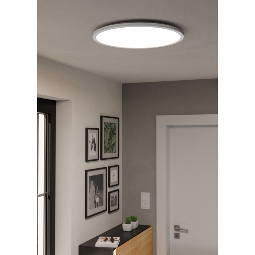 Eglo - LED RGBW Stmívatelné koupelnové stropní svítidlo LED/16,8W/230V 2700-6500K pr. 50 cm IP44 bílá ZigBee