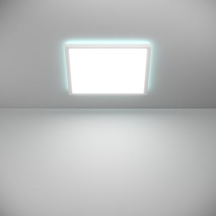 Eglo - LED RGBW Stmívatelné koupelnové stropní svítidlo LED/17,6W/230V 2700-6500K 39x39 cm IP44 bílá ZigBee
