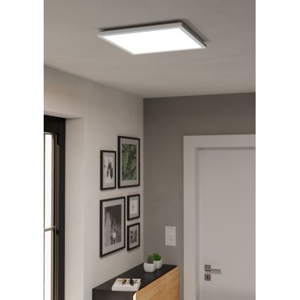 Eglo - LED RGBW Stmívatelné koupelnové stropní svítidlo LED/17,6W/230V 2700-6500K 39x39 cm IP44 bílá ZigBee