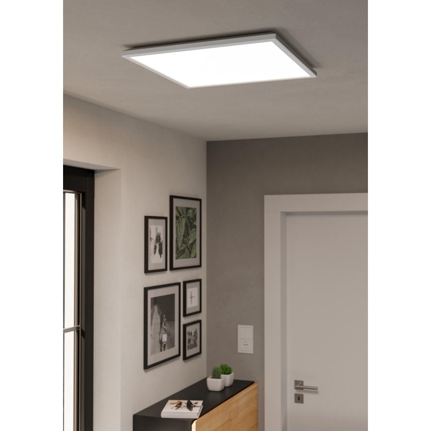 Eglo - LED RGBW Stmívatelné koupelnové stropní svítidlo LED/17W/230V 2700-6500K 50x50 cm IP44 bílá ZigBee
