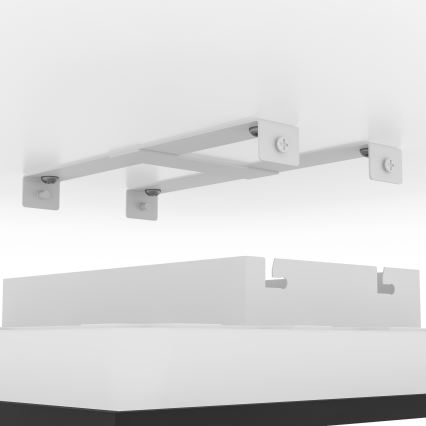 Eglo - LED RGBW Stmívatelné stropní svítidlo LED/19W/230V 2700-6500K 40x40 cm černá