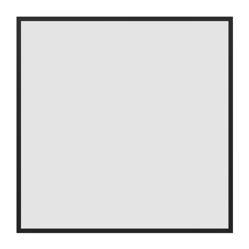 Eglo - LED RGBW Stmívatelný přisazený panel LED/33W/230V 2700-6500K 60x60 cm černá