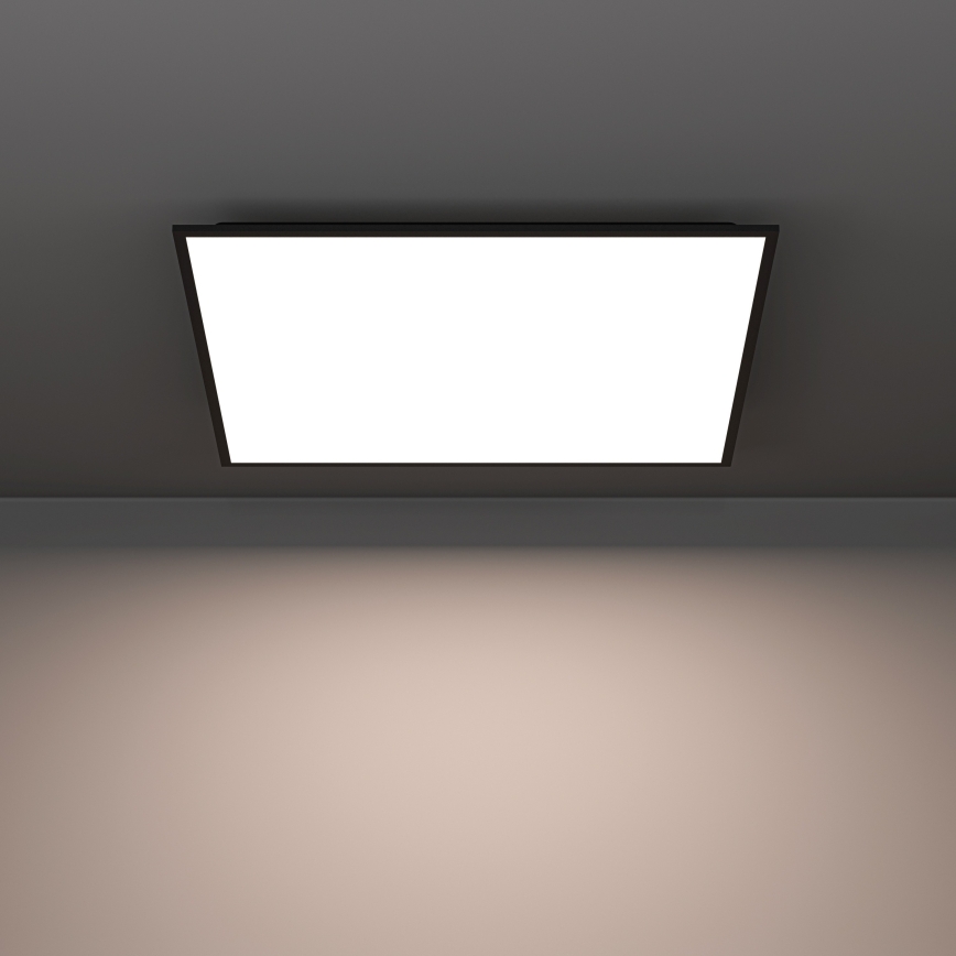 Eglo - LED RGBW Stmívatelný přisazený panel LED/33W/230V 2700-6500K 60x60 cm černá