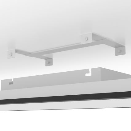 Eglo - LED RGBW Stmívatelný přisazený panel LED/34W/230V 2700-6500K 120x30 cm černá