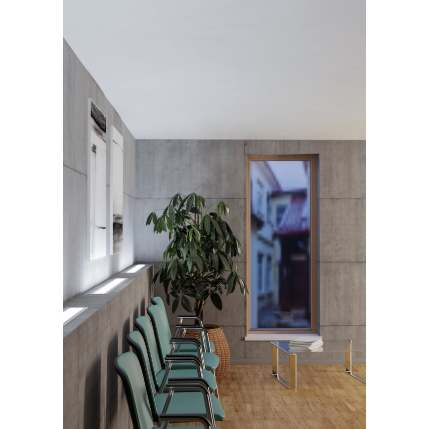 Eglo - LED RGBW Stmívatelný přisazený panel LED/28W/230V 2700-6500K 120x15 cm bílá