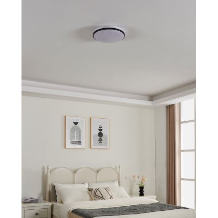 Eglo - LED Koupelnové stropní svítidlo LED/18W/230V 3000/4000/6500K IP54 černá