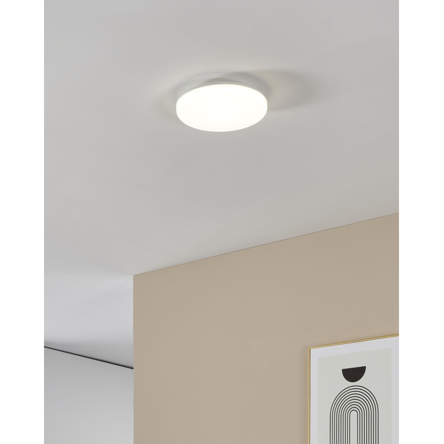 Eglo - LED Koupelnové stropní svítidlo LED/16,5W/230V 2700/4000/6500K pr. 26 cm IP54 bílá