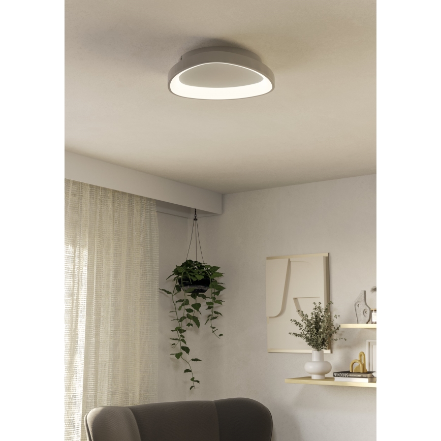 Eglo - LED Stmívatelné stropní svítidlo LED/12W/230V 2700-6500K bílá + dálkové ovládání