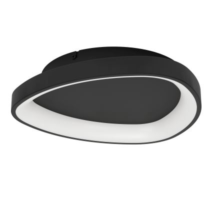 Eglo - LED Stmívatelné stropní svítidlo LED/12W/230V 2700-6500K černá + dálkové ovládání