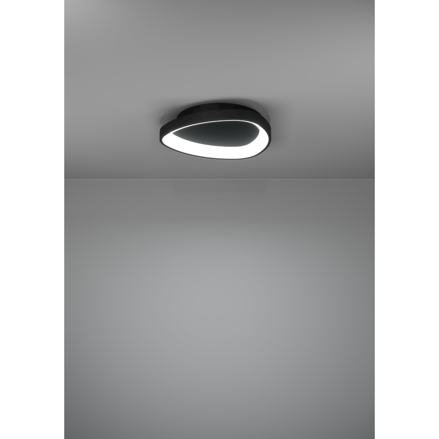Eglo - LED Stmívatelné stropní svítidlo LED/12W/230V 2700-6500K černá + dálkové ovládání