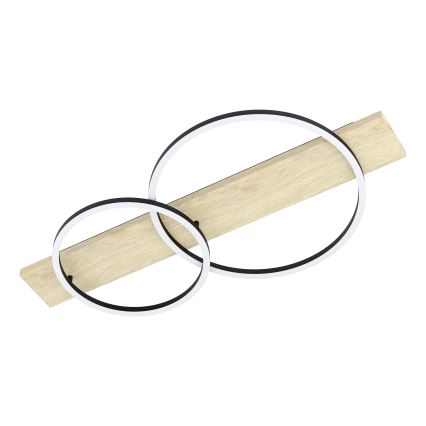 Eglo - LED Stropní svítidlo 2xLED/12W/230V 3000K béžová/černá
