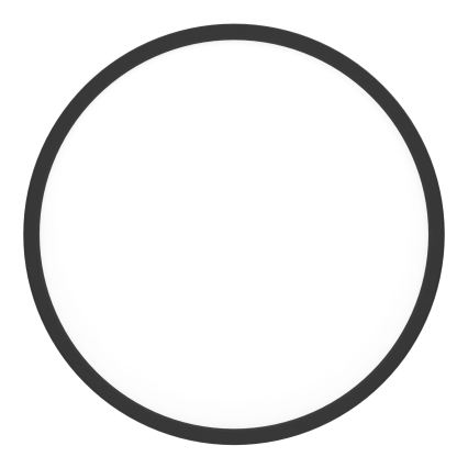 Eglo - LED RGBW Stmívatelné koupelnové stropní svítidlo LED/17,5W/230V 2700-6500K pr. 39,9 cm IP44 černá