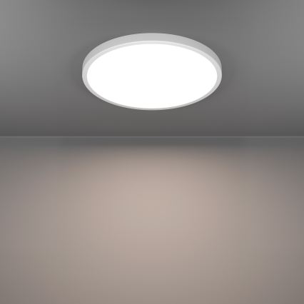 Eglo - LED RGBW Stmívatelné koupelnové stropní svítidlo LED/17,5W/230V 2700-6500K pr. 39,9 cm IP44 bílá