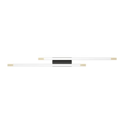 Eglo - LED Stmívatelné stropní svítidlo 2xLED/10W/230V 3000K černá/béžová