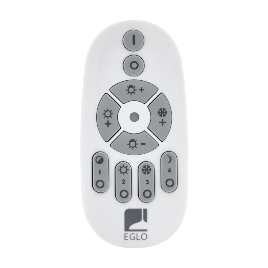 Eglo - LED Stmívatelné stropní svítidlo 2xLED/17W/230V +1xLED/4,2W 2700-6500K + dálkové ovládání