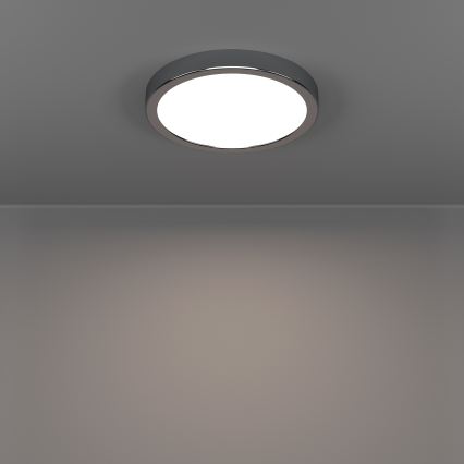 Eglo - LED Koupelnové stropní svítidlo LED/11,5W/230V 2700/4000/6500K pr. 21,1 cm IP44 lesklý chrom