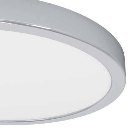 Eglo - LED Koupelnové stropní svítidlo LED/14,2W/230V 2700/4000/6500K pr. 27,8 cm IP44 lesklý chrom