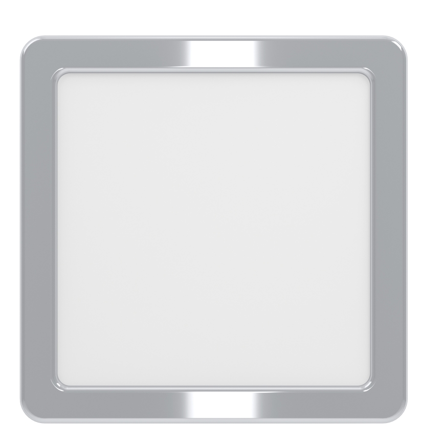 Eglo - LED Koupelnové stropní svítidlo LED/7W/230V 2700/4000/6500K 15x15 cm IP44 lesklý chrom