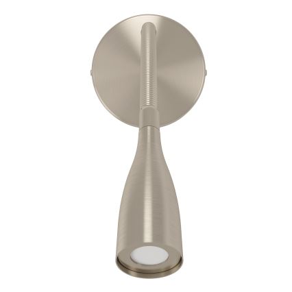 Eglo - LED Flexibilní nástěnná lampa s USB LED/3,8W/230V matný chrom