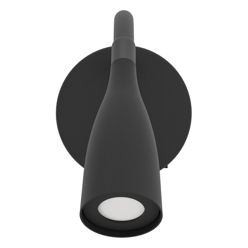 Eglo - LED Flexibilní nástěnná lampa LED/3,8W/230V černá