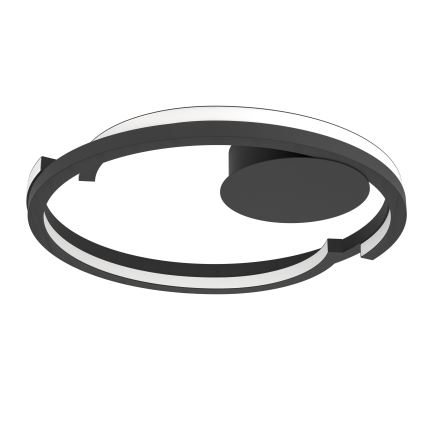 Eglo - LED Stmívatelné stropní svítidlo 2xLED/20W/230V 2700-6500K pr. 48 cm černá + dálkové ovládání