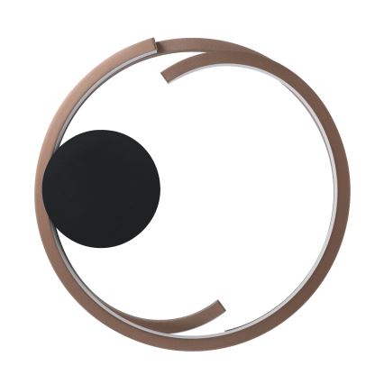 Eglo - LED Stmívatelné stropní svítidlo 2xLED/20W/230V 2700-6500K pr. 48 cm bronzová + dálkové ovládání