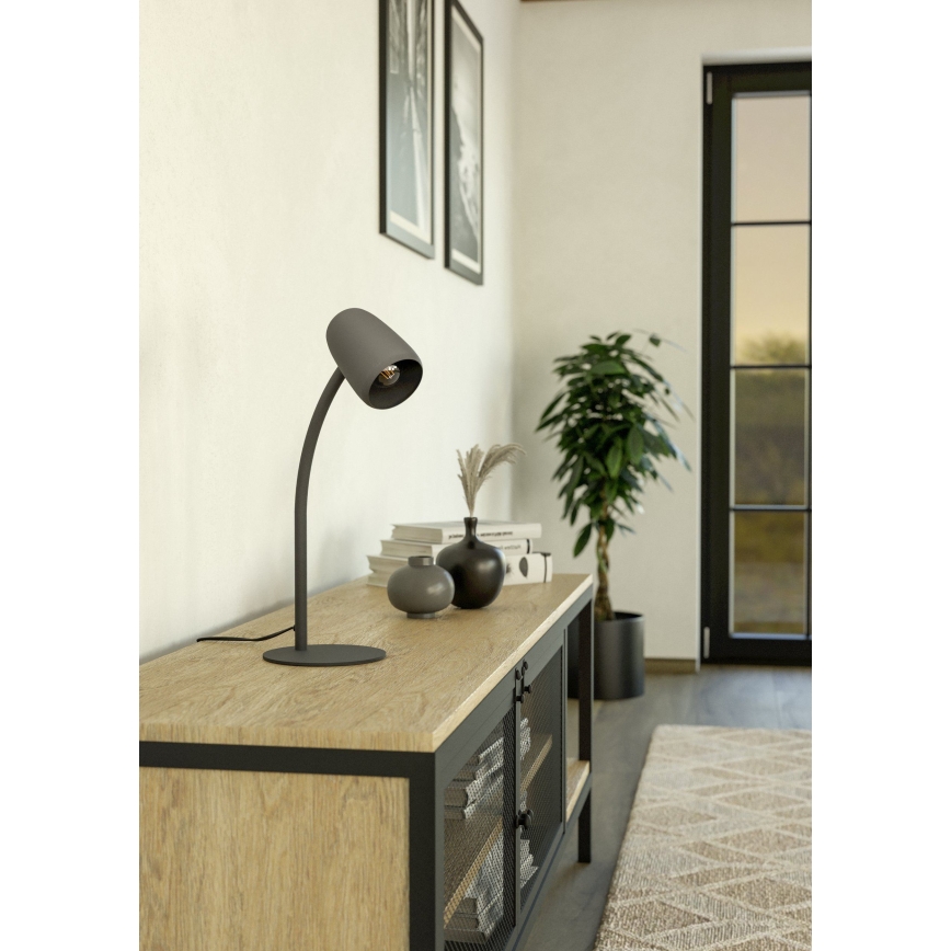 Eglo - Stolní lampa 1xE14/18W/230V černá