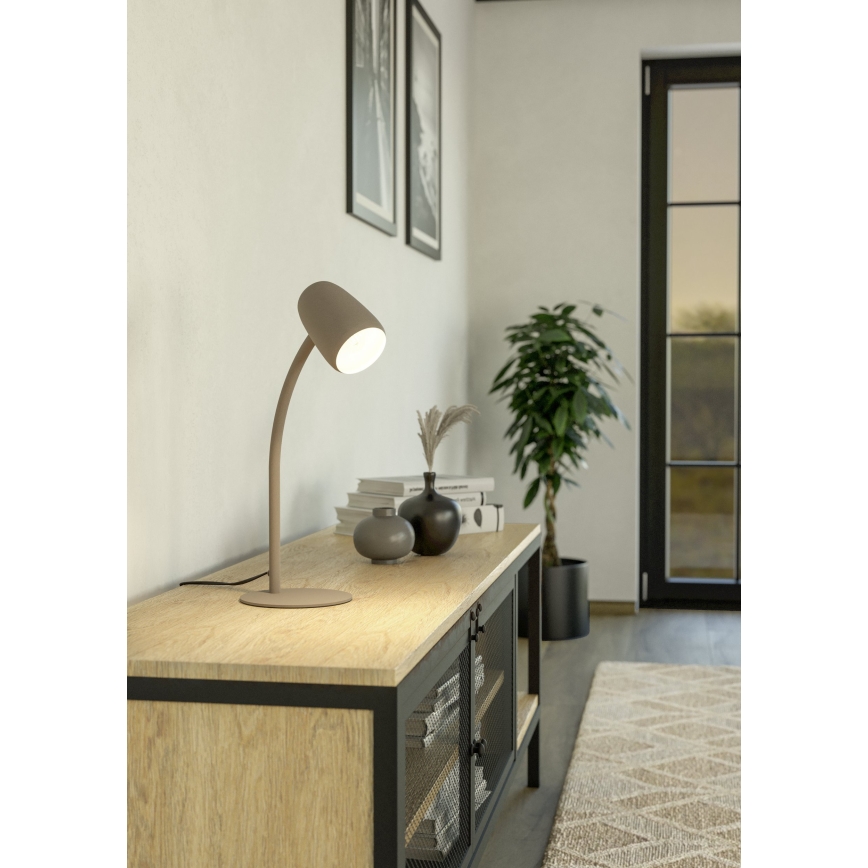 Eglo - Stolní lampa 1xE14/18W/230V krémová