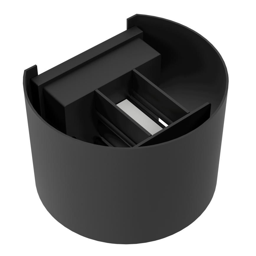 Eglo - LED Venkovní nástěnné svítidlo 2xLED/2,8W/230V IP54 černá