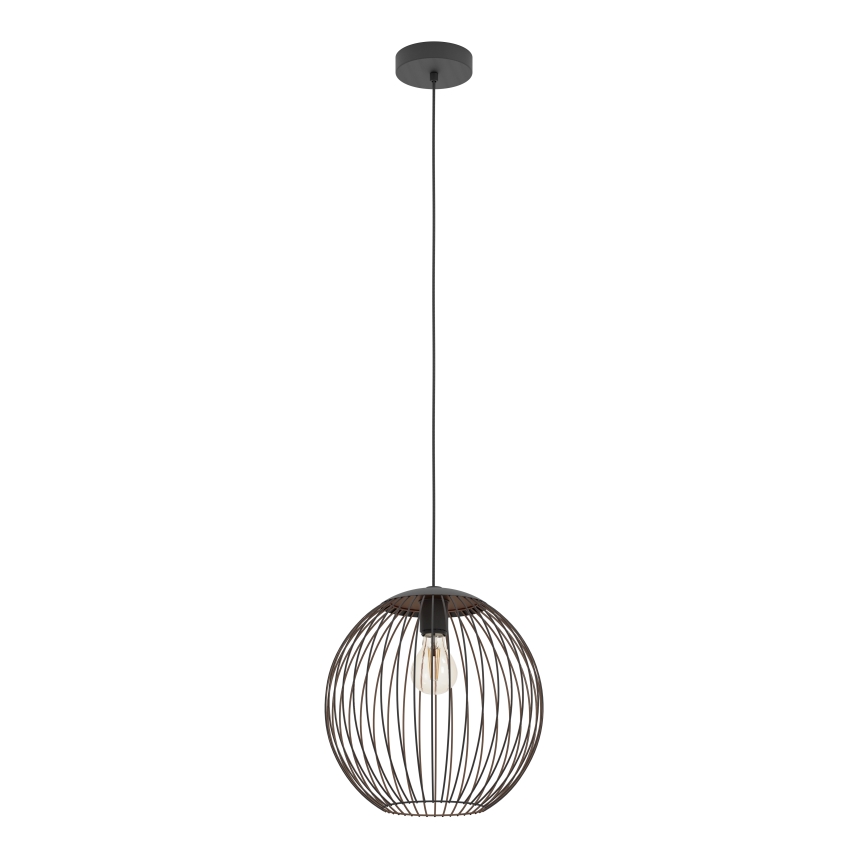 Eglo - Lustr na lanku 1xE27/60W/230V černá
